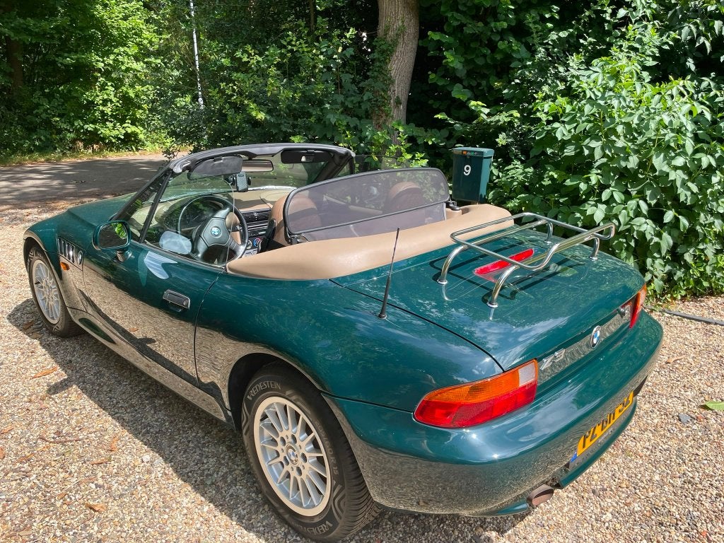 BMW Z3 1.8 Roadster 1997 Groen, Voorwielaandrijving, 4 cilinders, Cabriolet, 49 €/maand