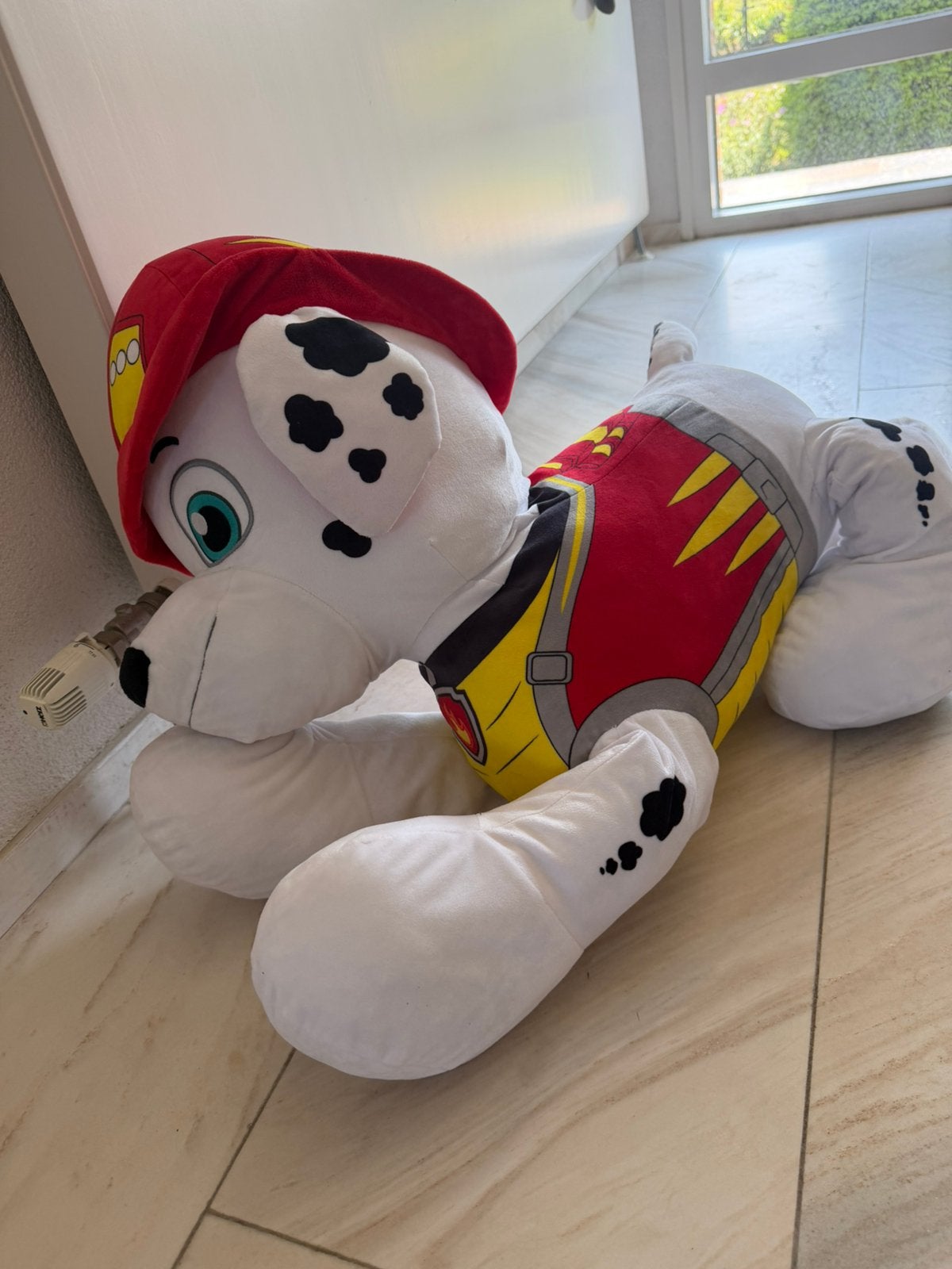 Paw patrol mega knuffel marshal, Ophalen of Verzenden, Zo goed als nieuw, Hond