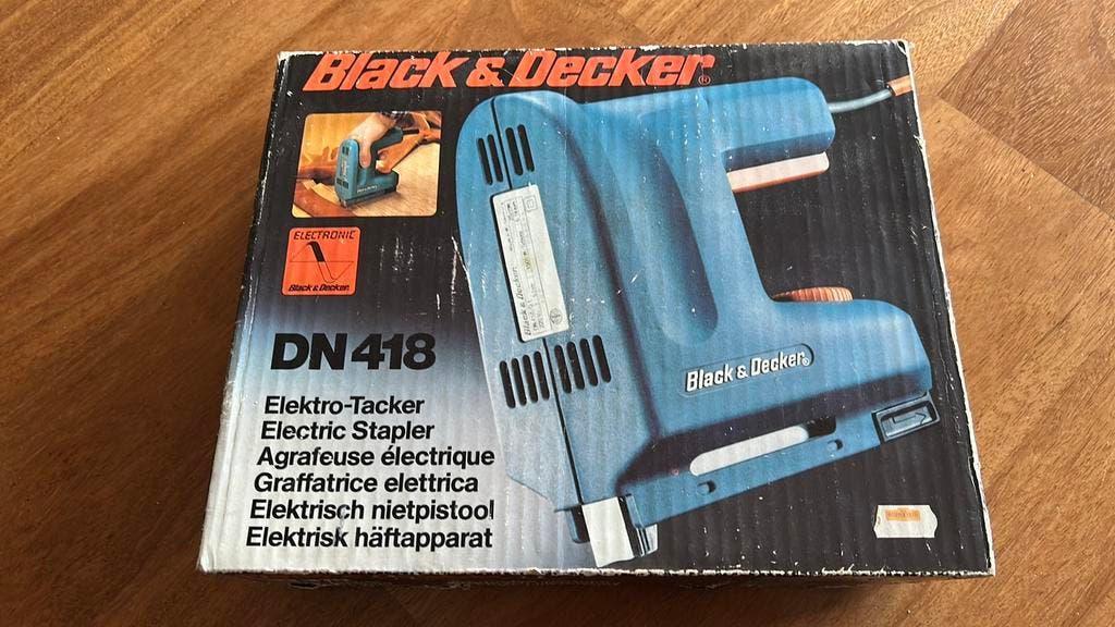 Elektrische nietmachine / tacker, Ophalen of Verzenden, Gebruikt
