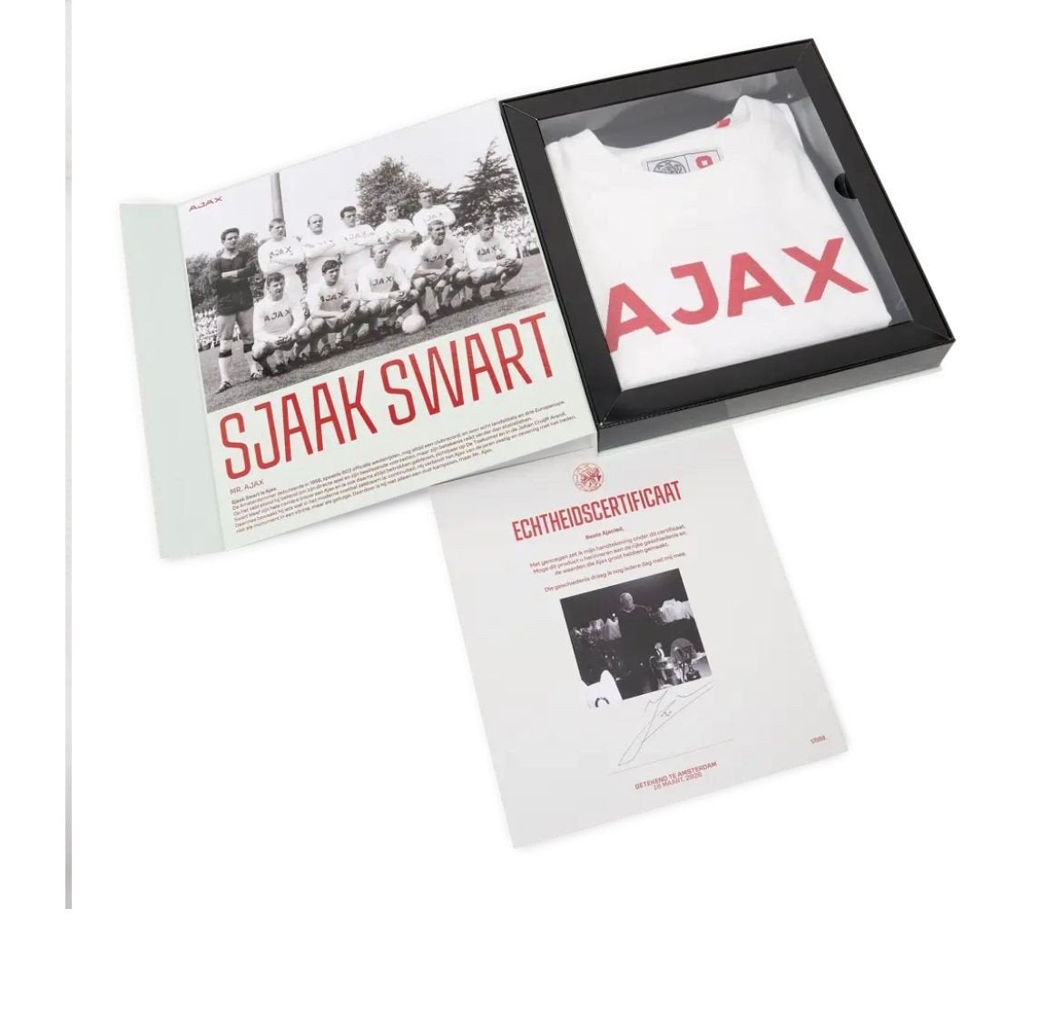 Ajax retro shirt Sjaak Swart in giftbox - Limited Edition, Ophalen of Verzenden, Nieuw, Ajax, Shirt