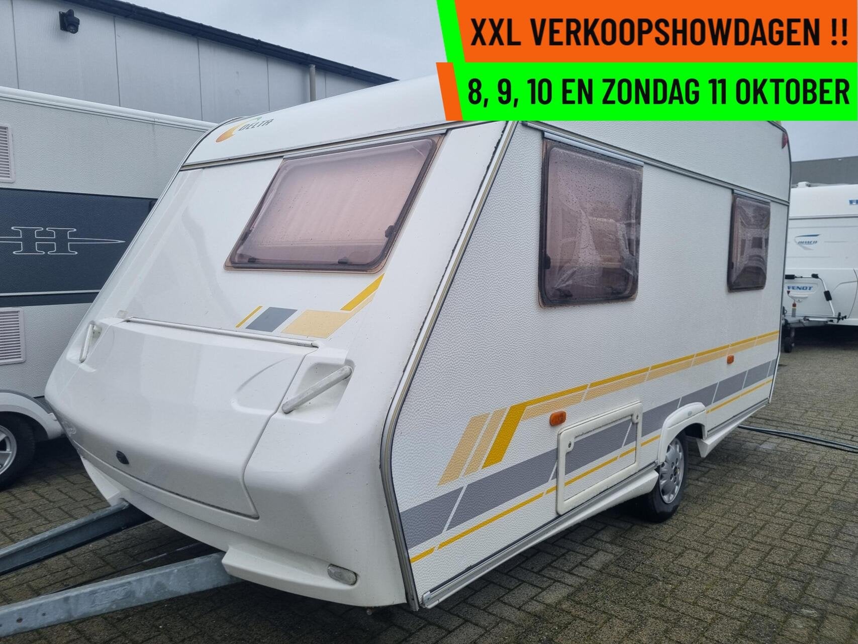 DELTA EUROLINER 3900 FB FRANSBED + VOORTENT + EINDKEUKEN, Bedrijf, 750 - 1000 kg, 6 tot 7 meter, Luifel
