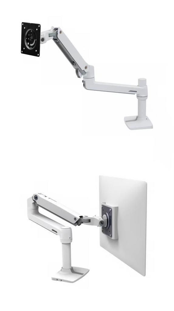 Ergotron  LX Desk Mount LCD Arm Wit, Computers en Software, Monitoren, Ophalen of Verzenden, Zo goed als nieuw, Overige typen
