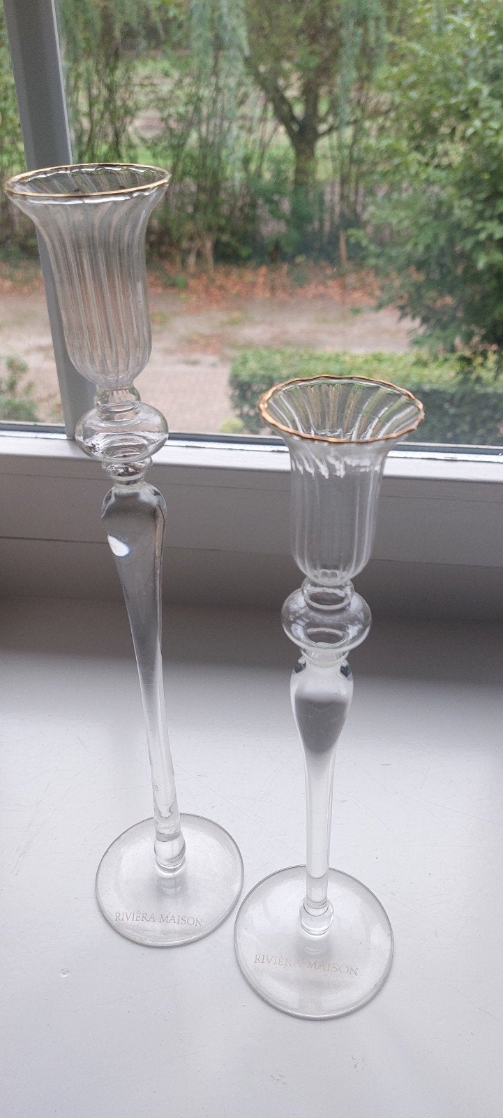 Glazen kandelaars Riviera Maison, Ophalen of Verzenden