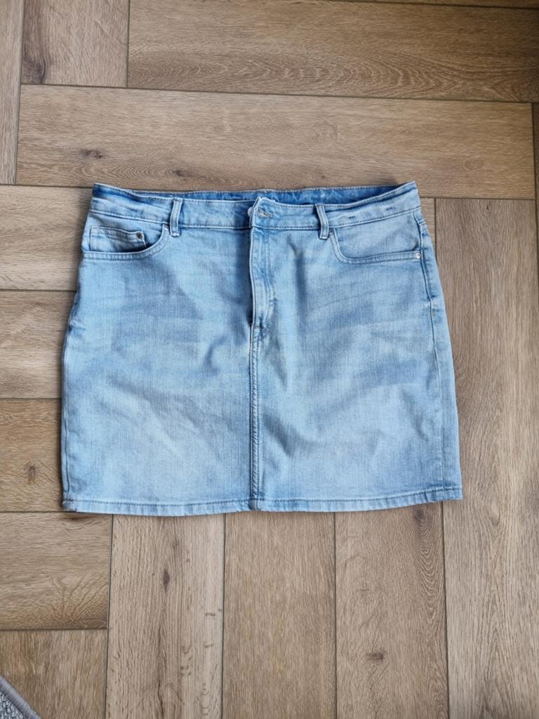 Nieuwstaat h&m spijkerrokje maat 44, Ophalen of Verzenden, Nieuw, Maat 42/44 (L), Blauw