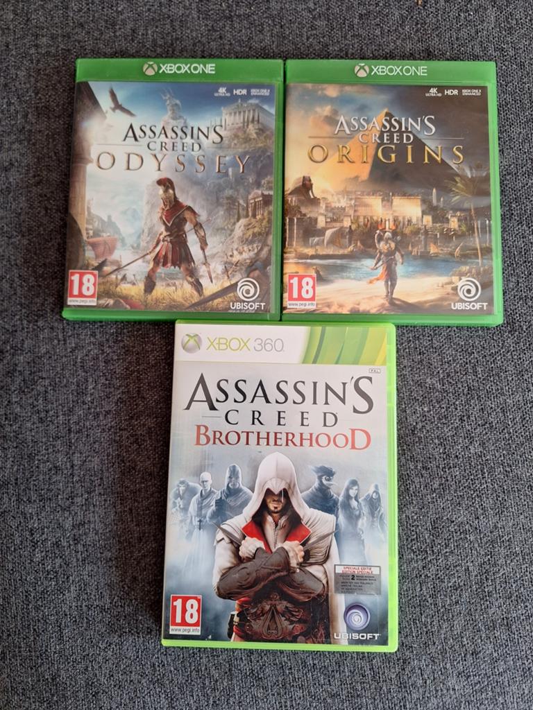 Xbox Assassins creed  Bundle, Spelcomputers en Games, Games | Xbox 360, Gebruikt, Avontuur en Actie, 1 speler, Vanaf 18 jaar, Ophalen