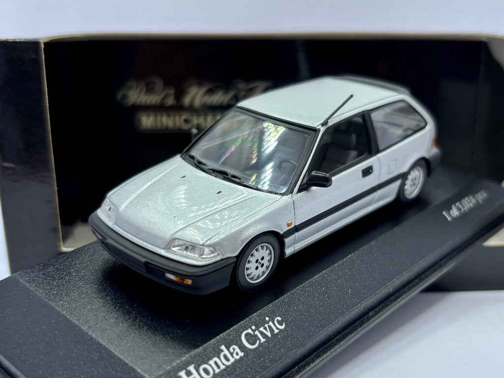 1:43 Honda Civic 1990, Ophalen of Verzenden, Zo goed als nieuw, Auto, MiniChamps