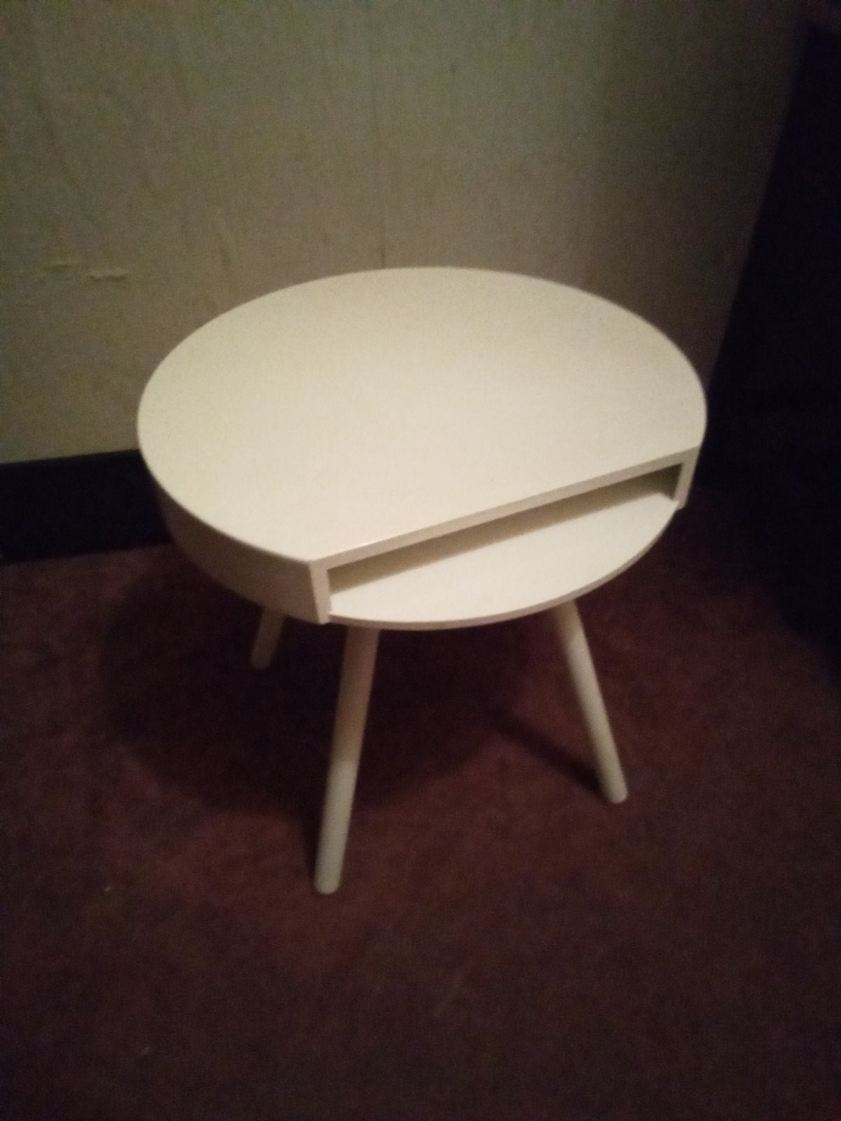 Tafeltje, Ophalen of Verzenden, 25 tot 50 cm, Rond, 50 tot 100 cm