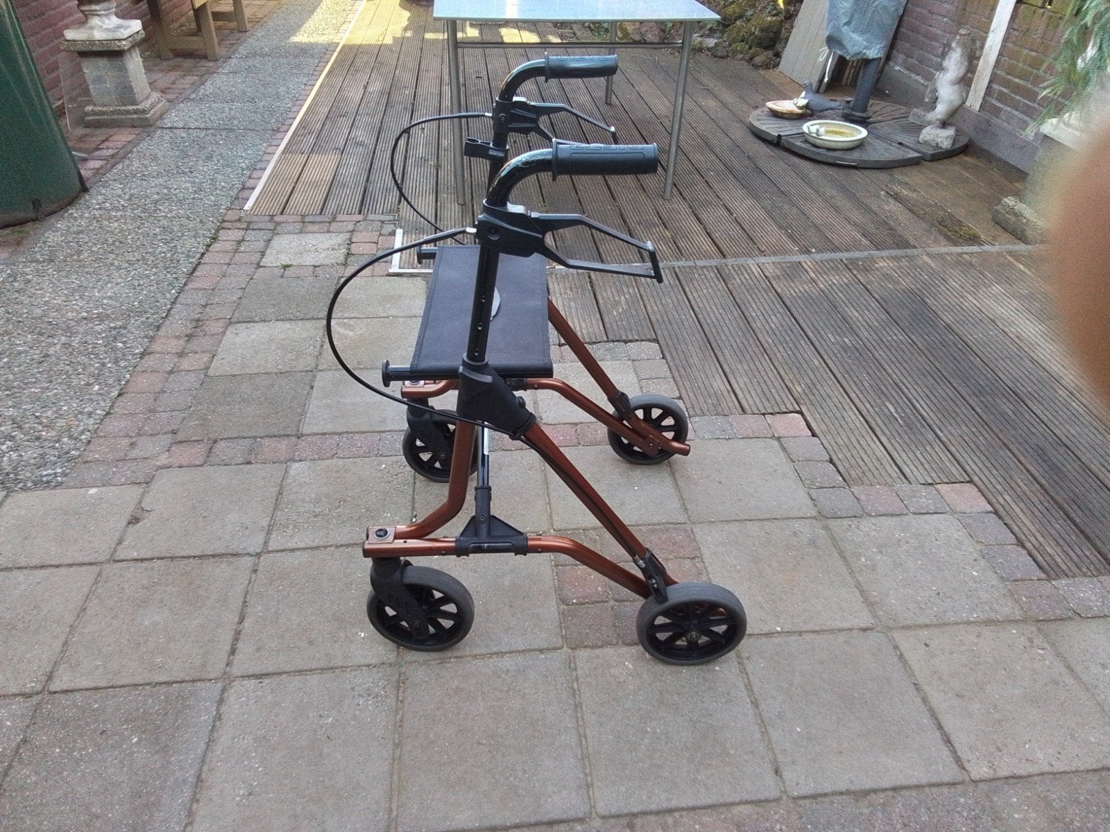 Rollator merk Dietz Taima Alluminium lichtgewicht., Diversen, Ophalen, Opvouwbaar