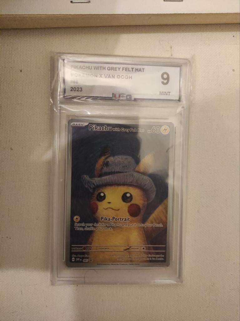 Pikachu Van Gogh Pokémon TCG Promo Kaart UCG 9, Ophalen of Verzenden