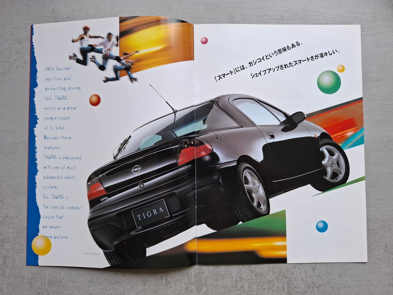 Japanse Opel Tigra brochure - 1996, Ophalen of Verzenden