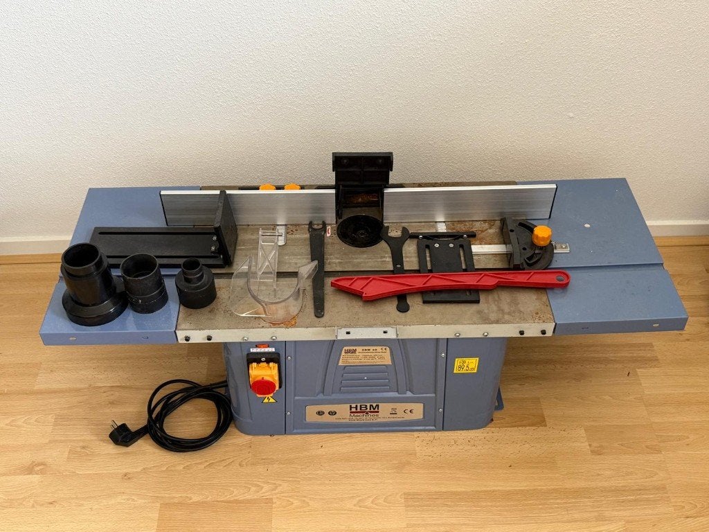 HBM 40 Houtfreesmachine – 1500W, variabele snelheid, Ophalen, Overige soorten, Zo goed als nieuw, HBM machines