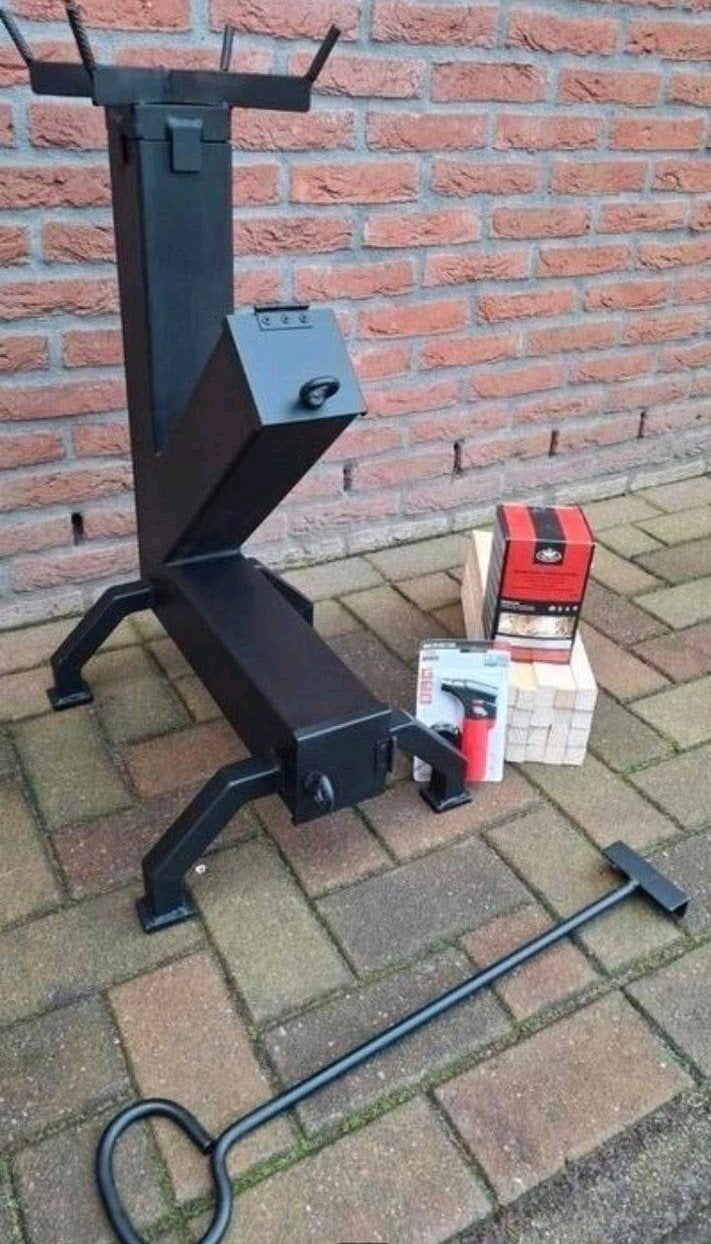 Rocket stove complete set., Ophalen, Zo goed als nieuw, Vuurkorf