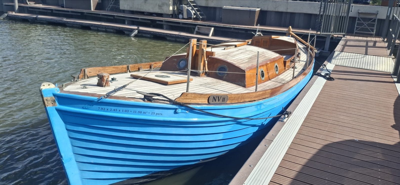 Klassieke houten kajuitsloep, opknapper, Ophalen, Overige merken, Gebruikt, Binnenboordmotor