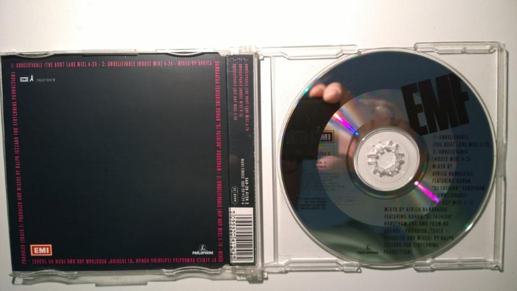 EMF - Unbelievable (Remix), Maxi-single, Ophalen of Verzenden, Zo goed als nieuw, 1 single