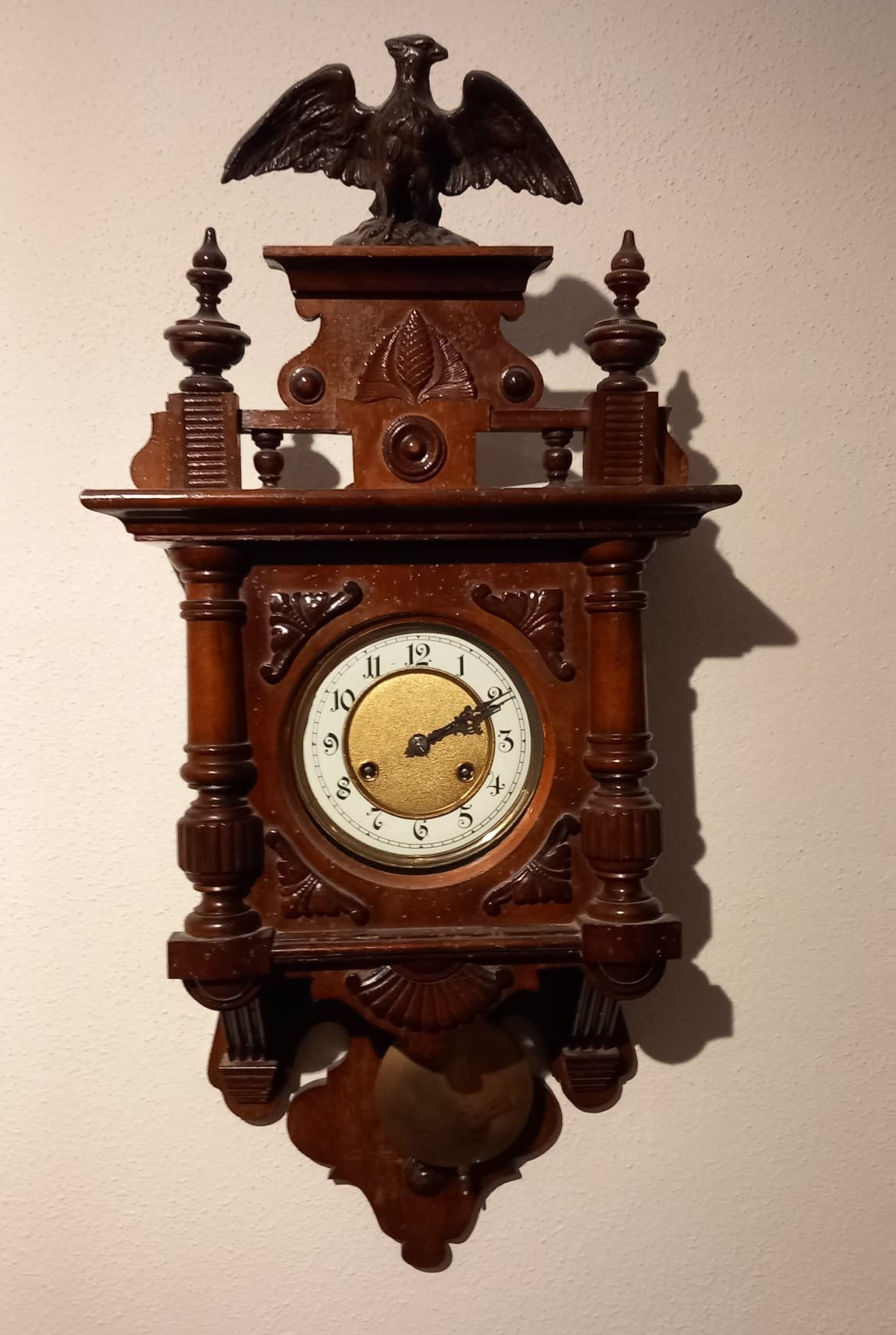 Junghans klok, Ophalen