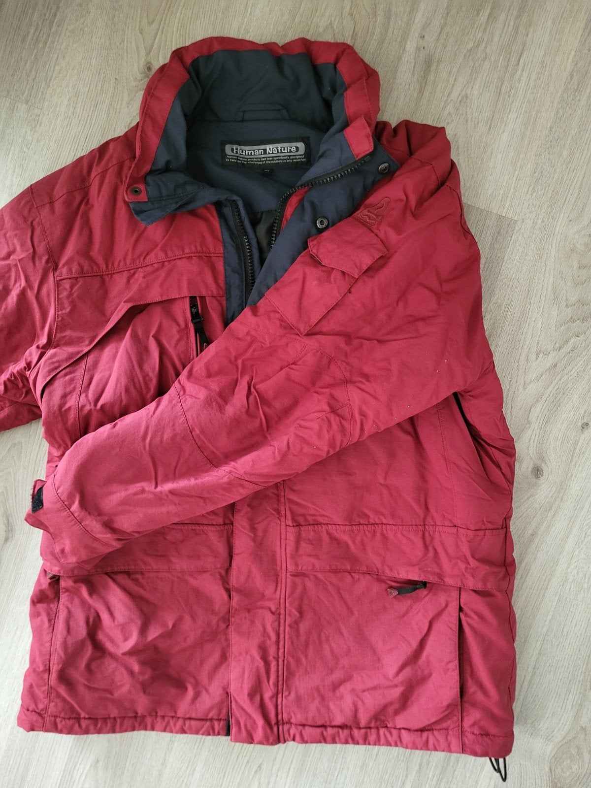 Human Nature winterjas heren - Maat M, Maat 48/50 (M), Ophalen of Verzenden, Rood, Gedragen