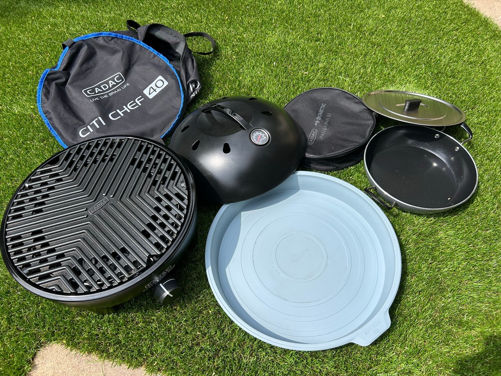 Cadac Citi Chef 40 BBQ met accessoires, Ophalen, Zo goed als nieuw
