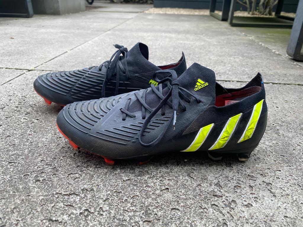 Adidas Predator 18.1 FG voetbalschoenen maat 42 - Zwart/Geel, Schoenen, Zo goed als nieuw, Maat M, Ophalen of Verzenden