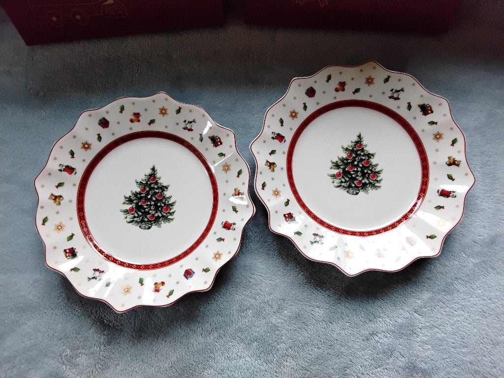 2 Ontbijtborden Villeroy &  Boch Toy's Delight, Verzenden, Zo goed als nieuw