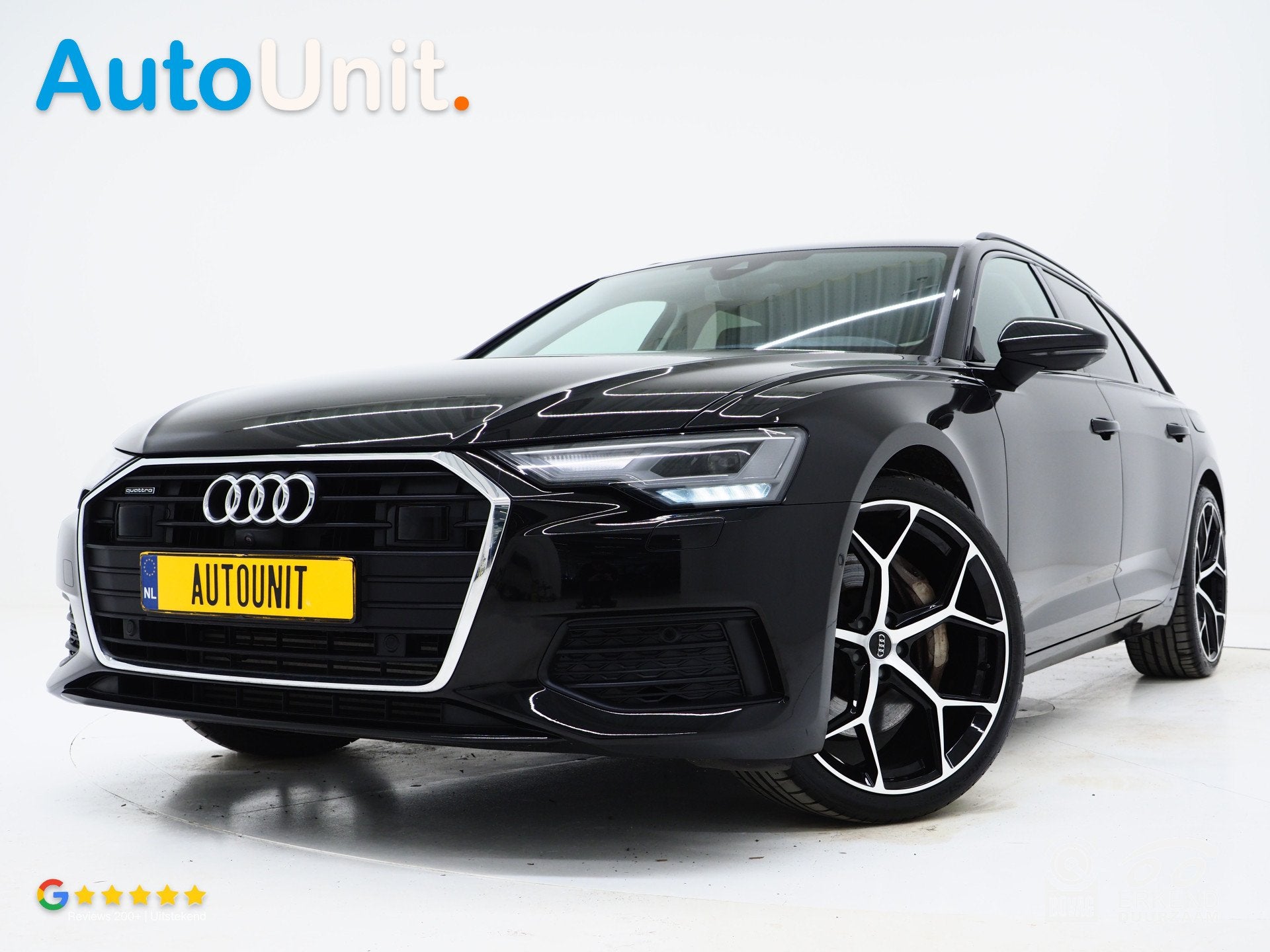 Audi A6 Avant 50 TFSI e quattro | Leder | Trekhaak | 360 | K, Automaat, 77 km/l, Gebruikt, Zwart