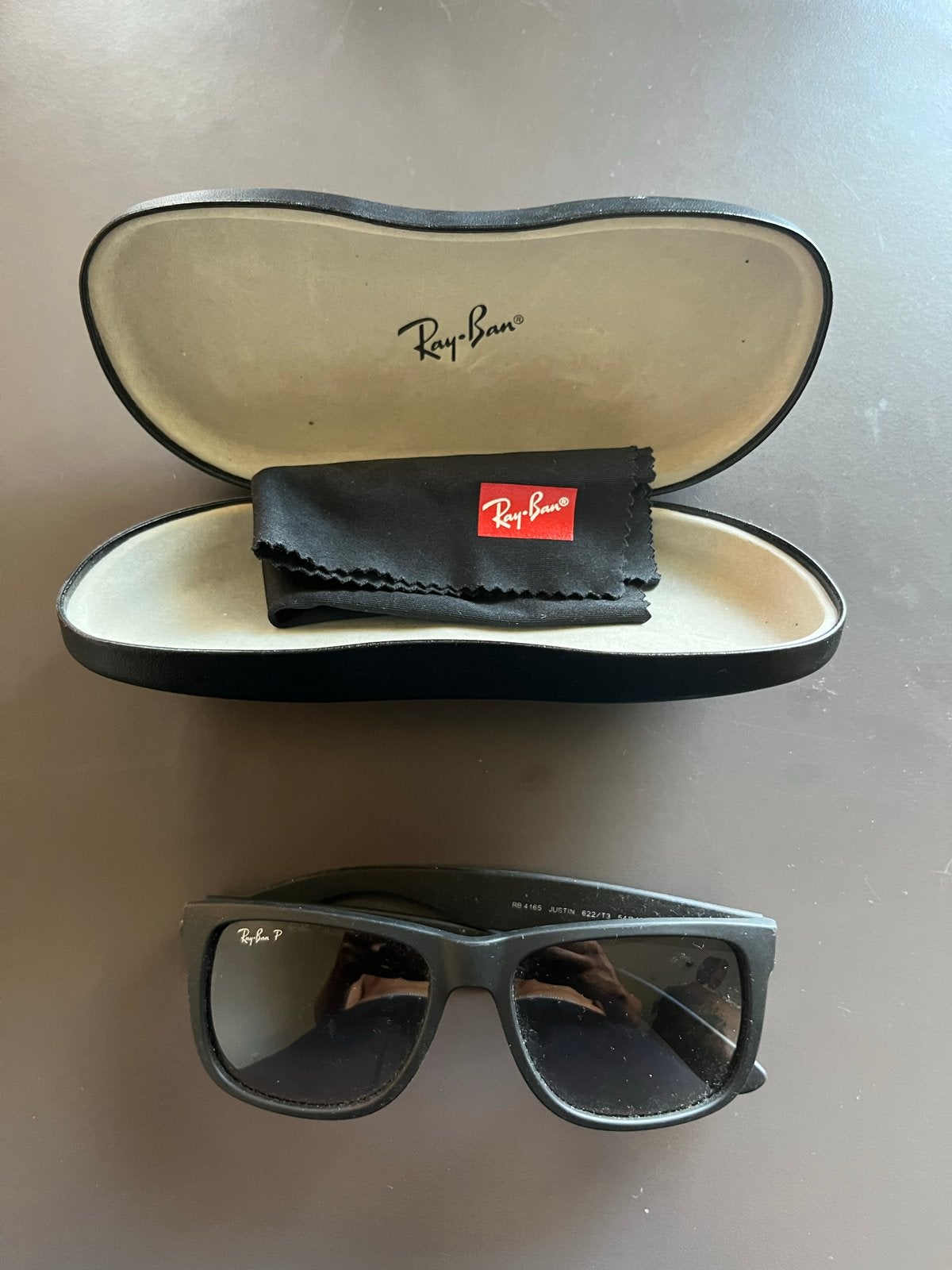 Ray-Ban gepolariseerde zonnebril, Zonnebril, Zwart, Ophalen of Verzenden, Zo goed als nieuw