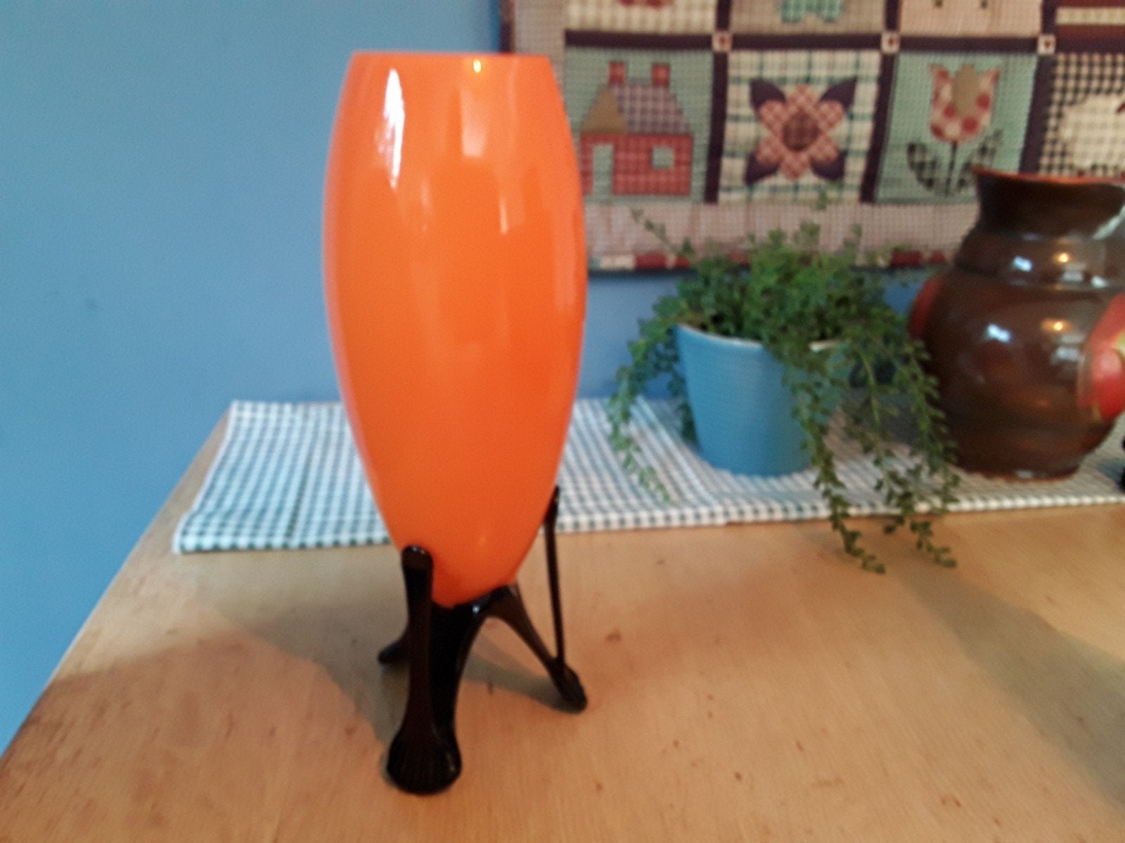 Vintage Art Deco vaas,Tango Design Powolny en Loetz. 26 cm., Ophalen of Verzenden