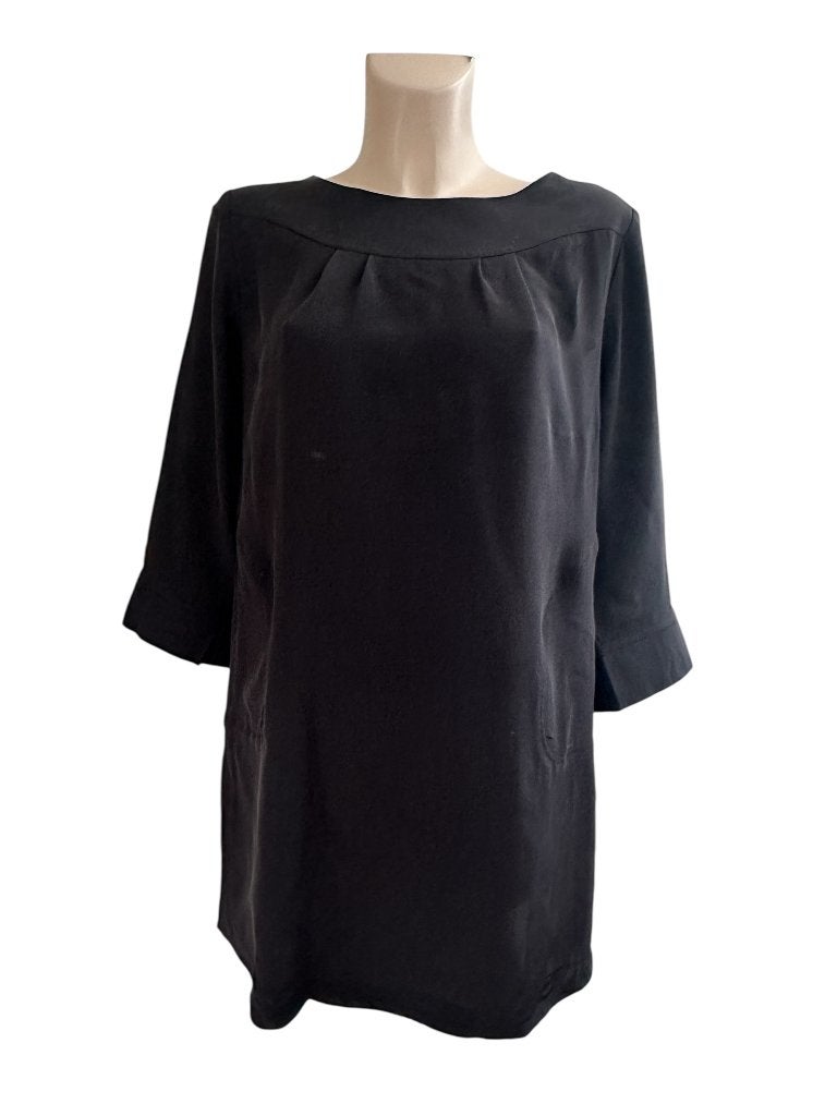 LaDress jurk M, Zwart, Ophalen of Verzenden, Zo goed als nieuw, Boven de knie