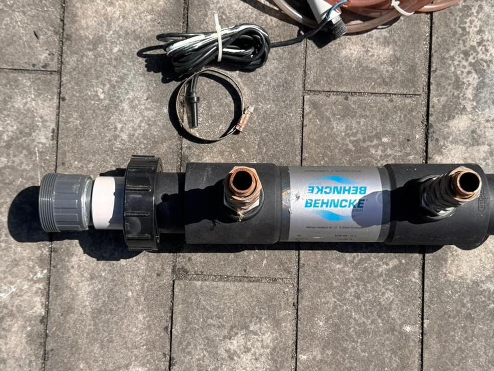 Zwembad / hottub verwarming warmtewisselaar Behncke Kstw 200, Ophalen of Verzenden, Gebruikt