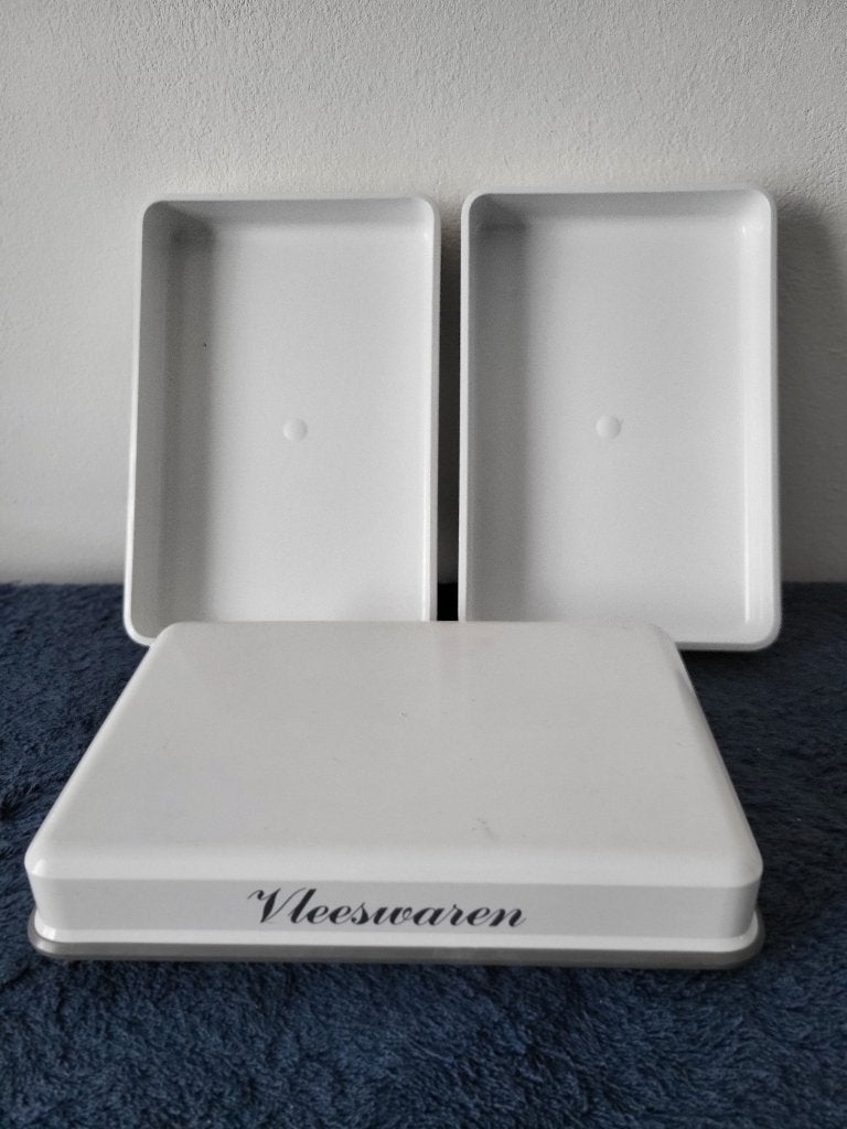 3 weck/snoeppotten+tissue box+ 2vleeswarenbakjes+fruitmand, Ophalen