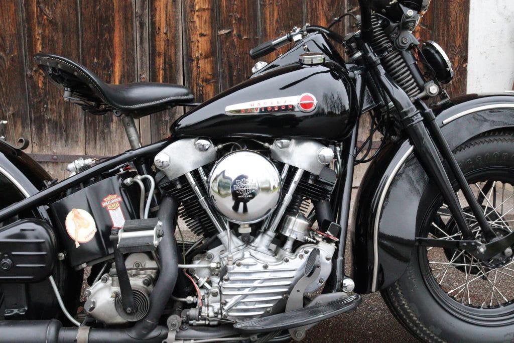 Gevraagd een Harley knucklehead motorfiets, Ophalen, Gebruikt