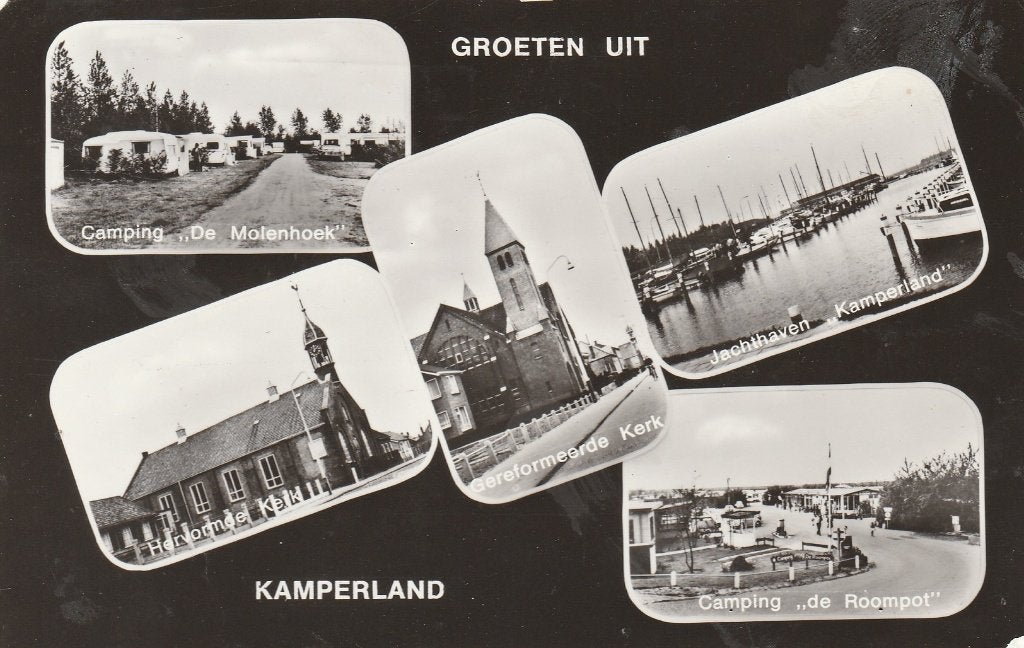 Kamperland, Ophalen of Verzenden, 1940 tot 1960, Gelopen, Flevoland