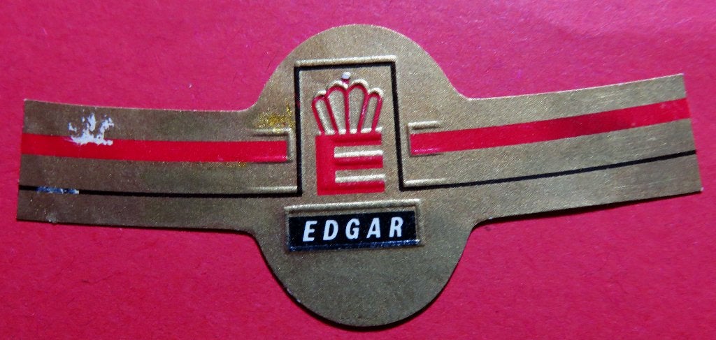 Edgar fabrieksbandje, Verzenden, Gebruikt, Sigarenbandjes