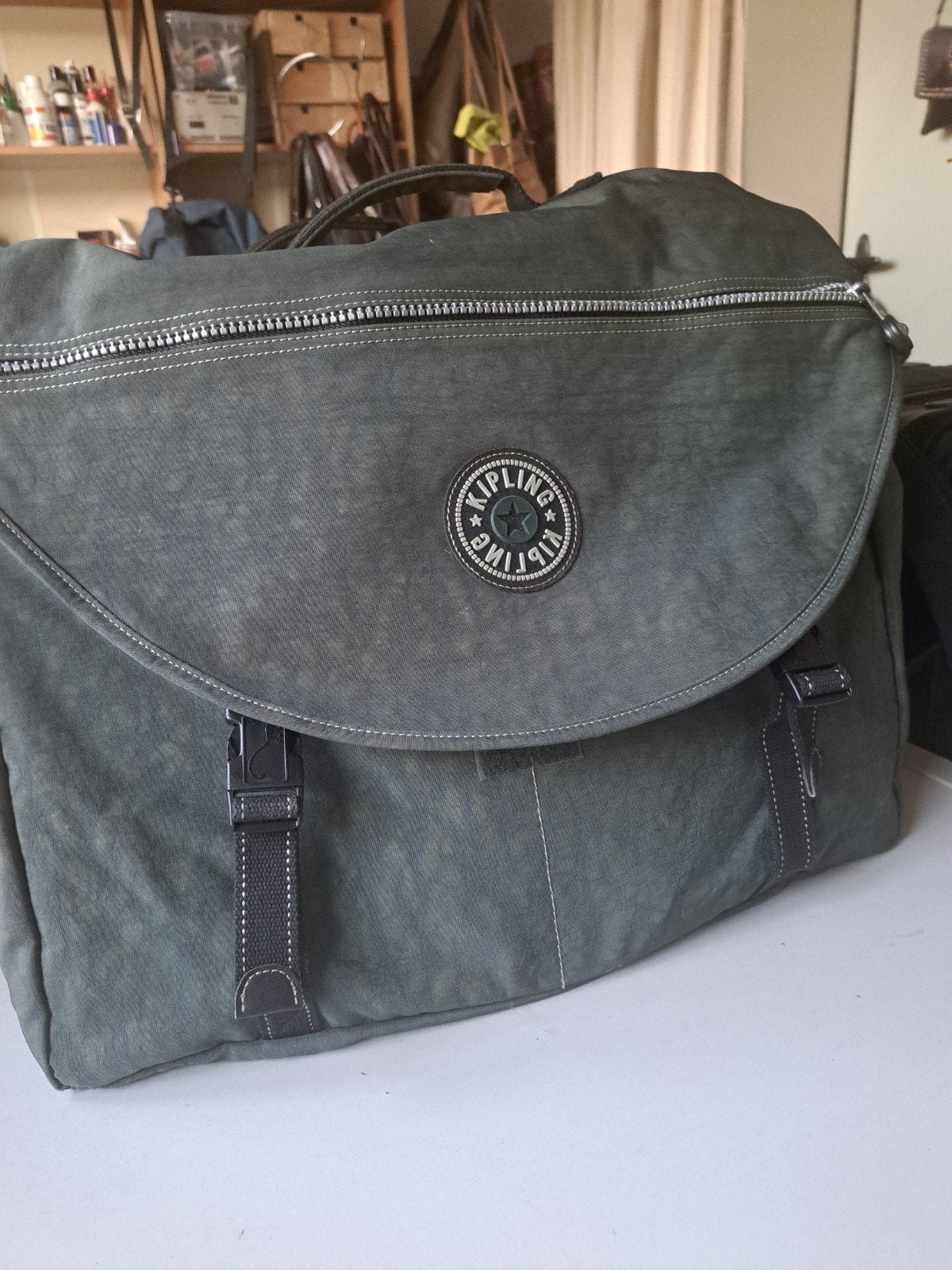Kipling school/boekentas in zacht groen, Sieraden, Tassen en Uiterlijk, Tassen | Schooltassen, Ophalen of Verzenden