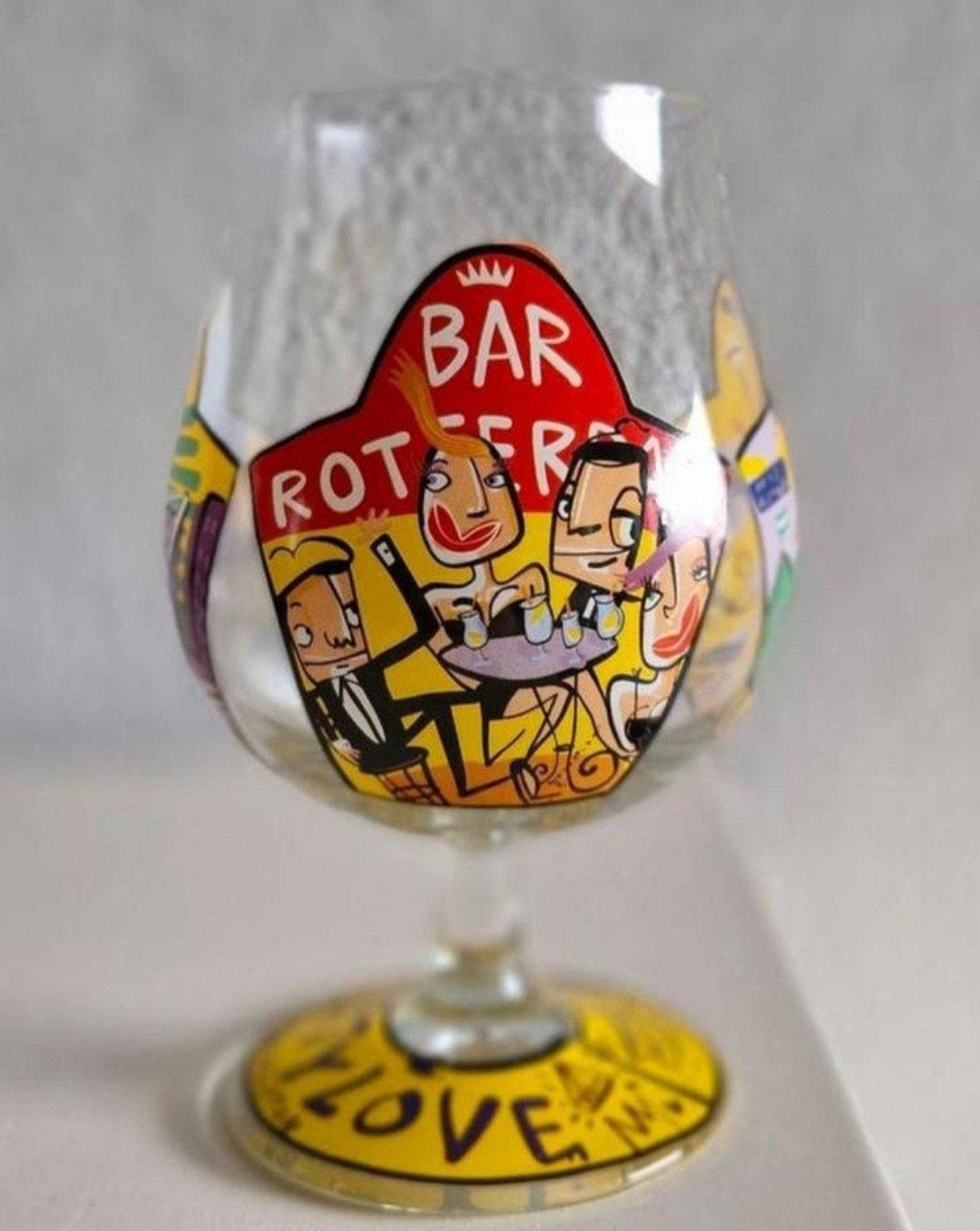Glas Lipton Ice Bar Rotterdam, Verzamelen, Ophalen of Verzenden, Zo goed als nieuw, Bierglas