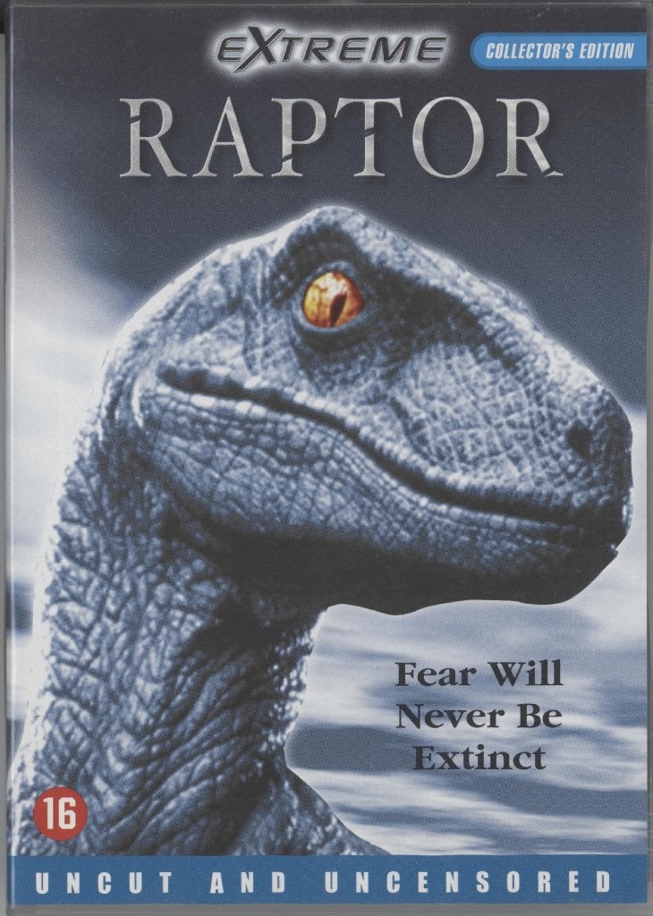 32) Raptor: met Eric Roberts en Corbin Bernsen, Cd's en Dvd's, Vanaf 16 jaar, Ophalen of Verzenden, Gebruikt, Actie