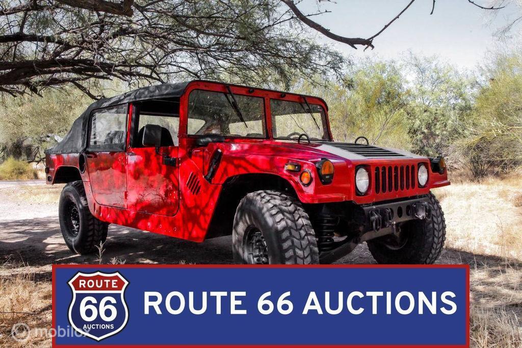 Hummer H1 | 1985 | Route 66 Auctions, Auto's, Hummer, Overige carrosserieën, Zwart, Bedrijf