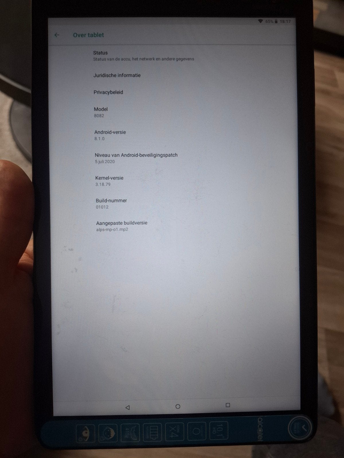 Alcatel 8082 Tablet, Computers en Software, Gebruikt, Alcatel, 8 inch, Ophalen of Verzenden