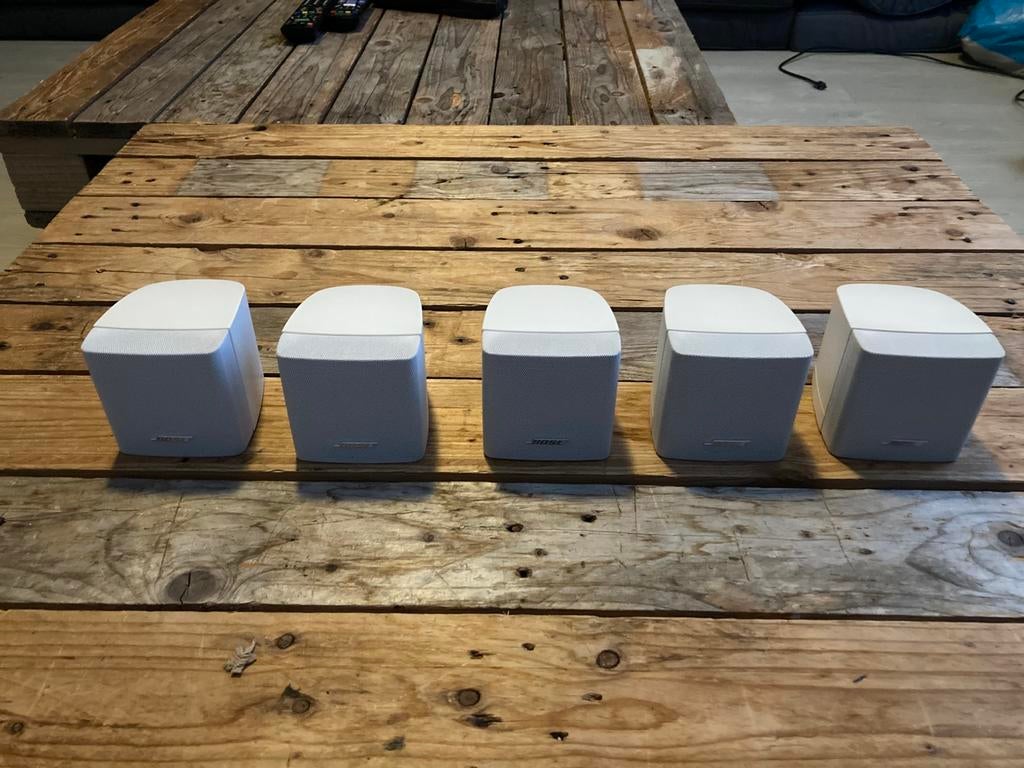 Witte bose cubes, -, -, Ophalen of Verzenden, Zo goed als nieuw