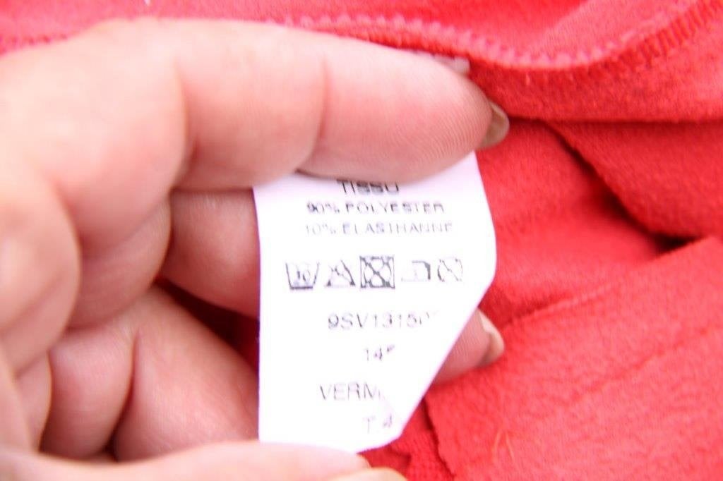 Jasje rood Paprika mt T4 (50) Vaste prijs, Kleding | Dames, Ophalen of Verzenden, Zo goed als nieuw, Paprika, Jasje of Colbert