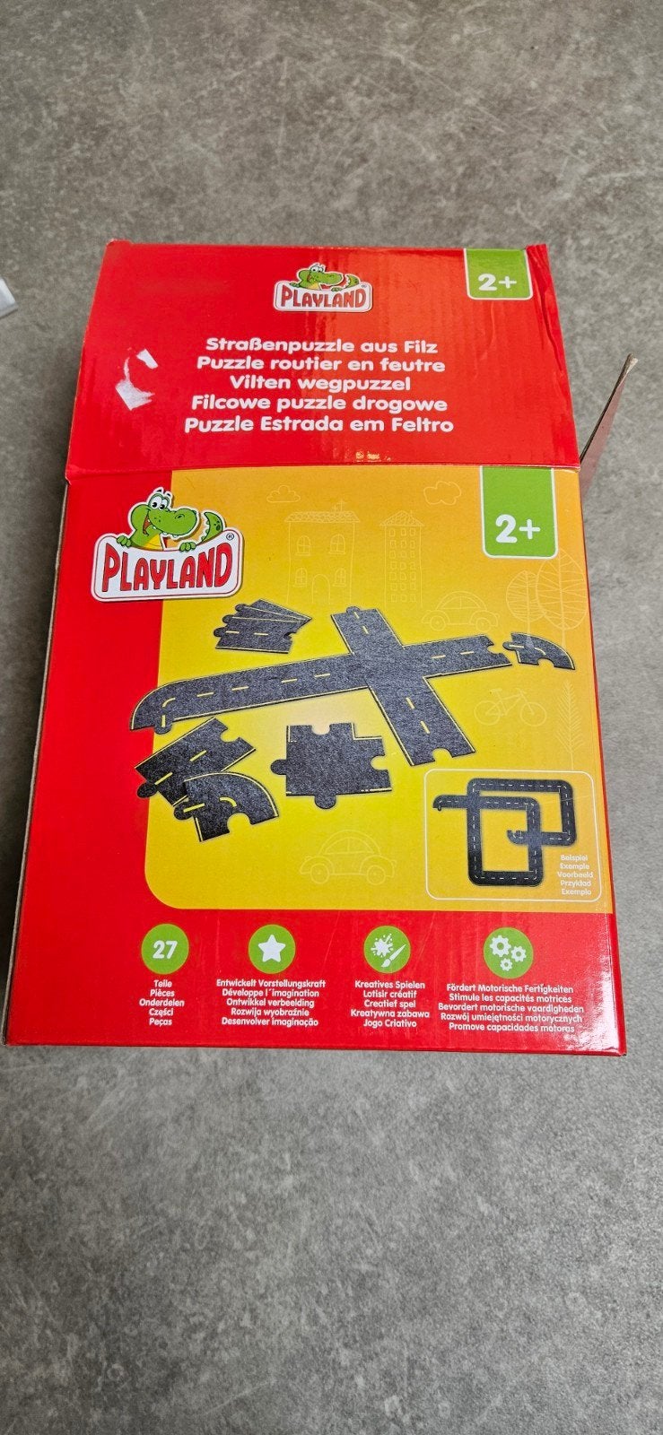 PLAYLAND Vilten Wegpuzzel - Nieuw - handig voor vakantie, Ophalen of Verzenden, Nieuw, Bouwen