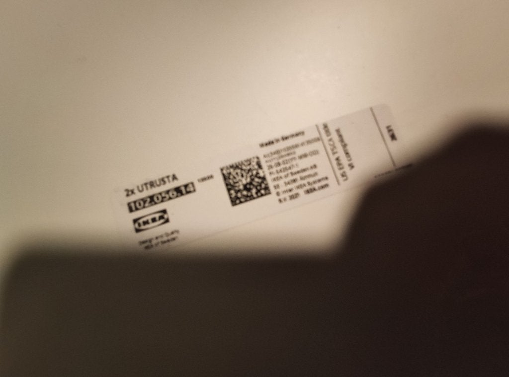 IKEA keukenplank Utrsuta, Ophalen, Wit, Nieuw, 50 tot 100 cm