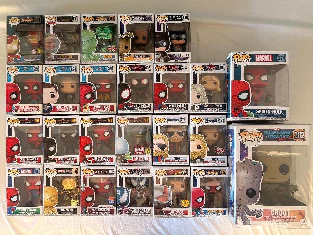 Diverse Funko Pops (Marvel, Spider-Man, Stranger Things, IT), Ophalen of Verzenden