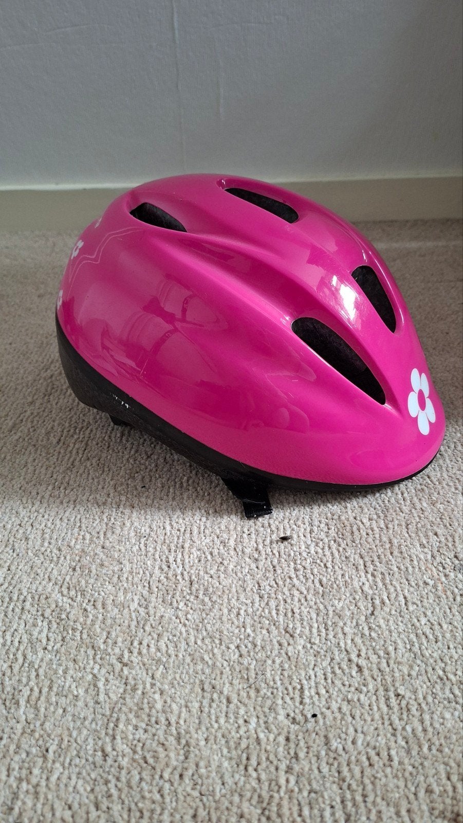 Leuke roze kinderfietshelm, maat 52-56, Ophalen of Verzenden, Gebruikt, Overige maten, Jongen of Meisje
