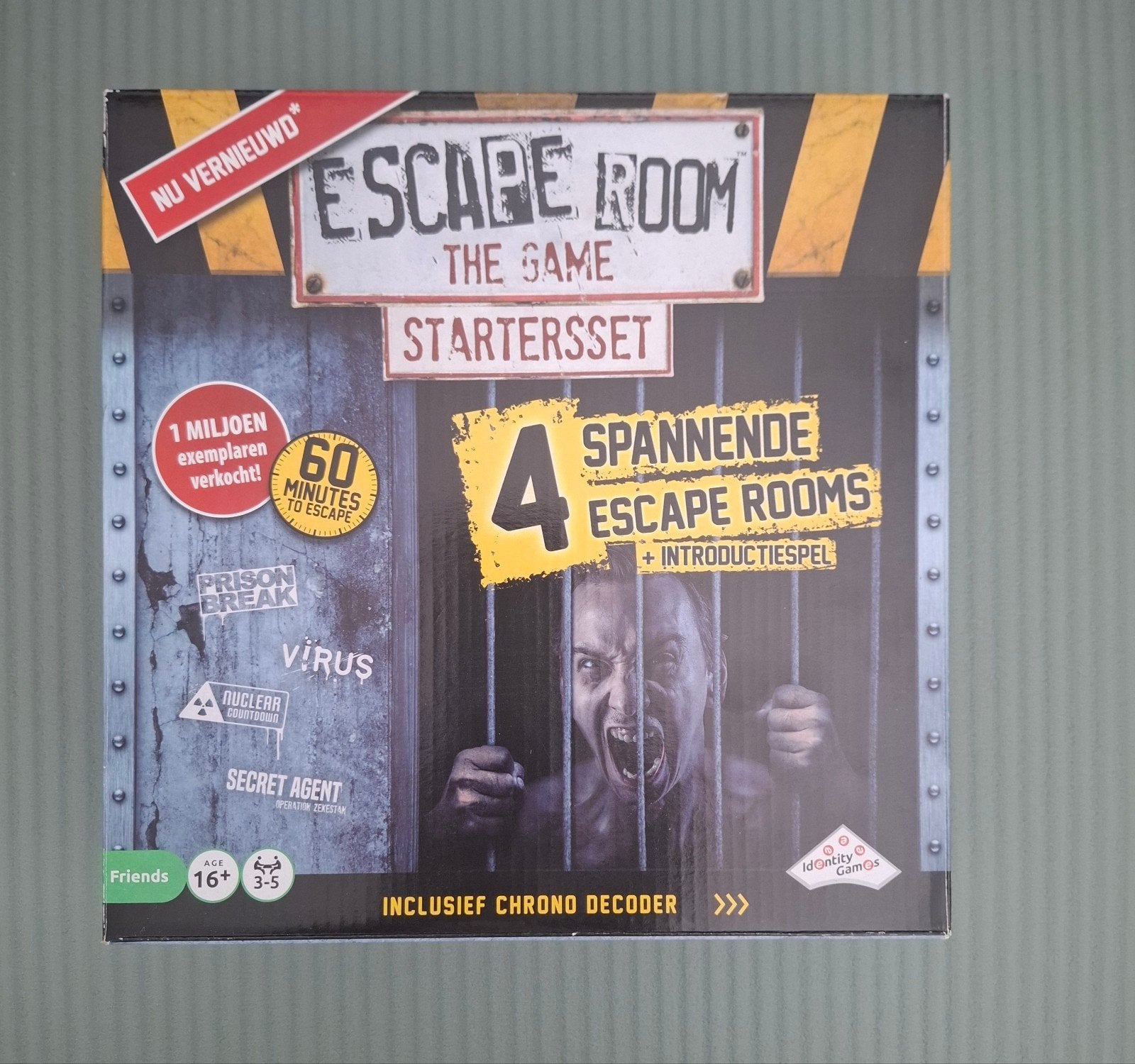 Escape Room The Game Startersset - 4 Spellen + Decoder, Hobby en Vrije tijd, Gezelschapsspellen | Bordspellen, Vijf spelers of meer
