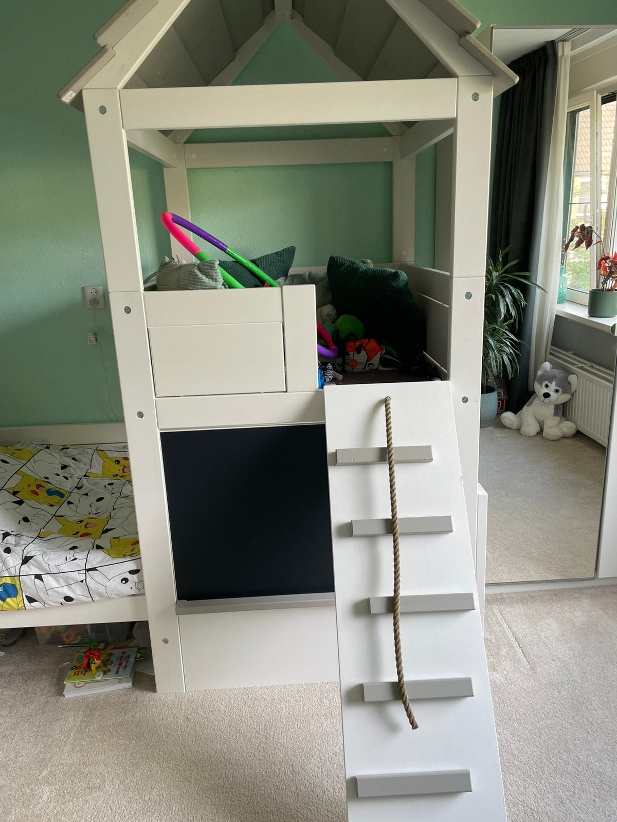 Lifetime boomhutbed/play tower, Kinderen en Baby's, Kinderkamer | Stapelbedden en Hoogslapers, Ophalen, Zo goed als nieuw, Overige typen