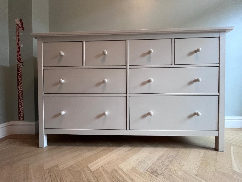 Ikea Hemnes kast farrow & ball, Ophalen, 150 tot 200 cm, Eikenhout, Zo goed als nieuw