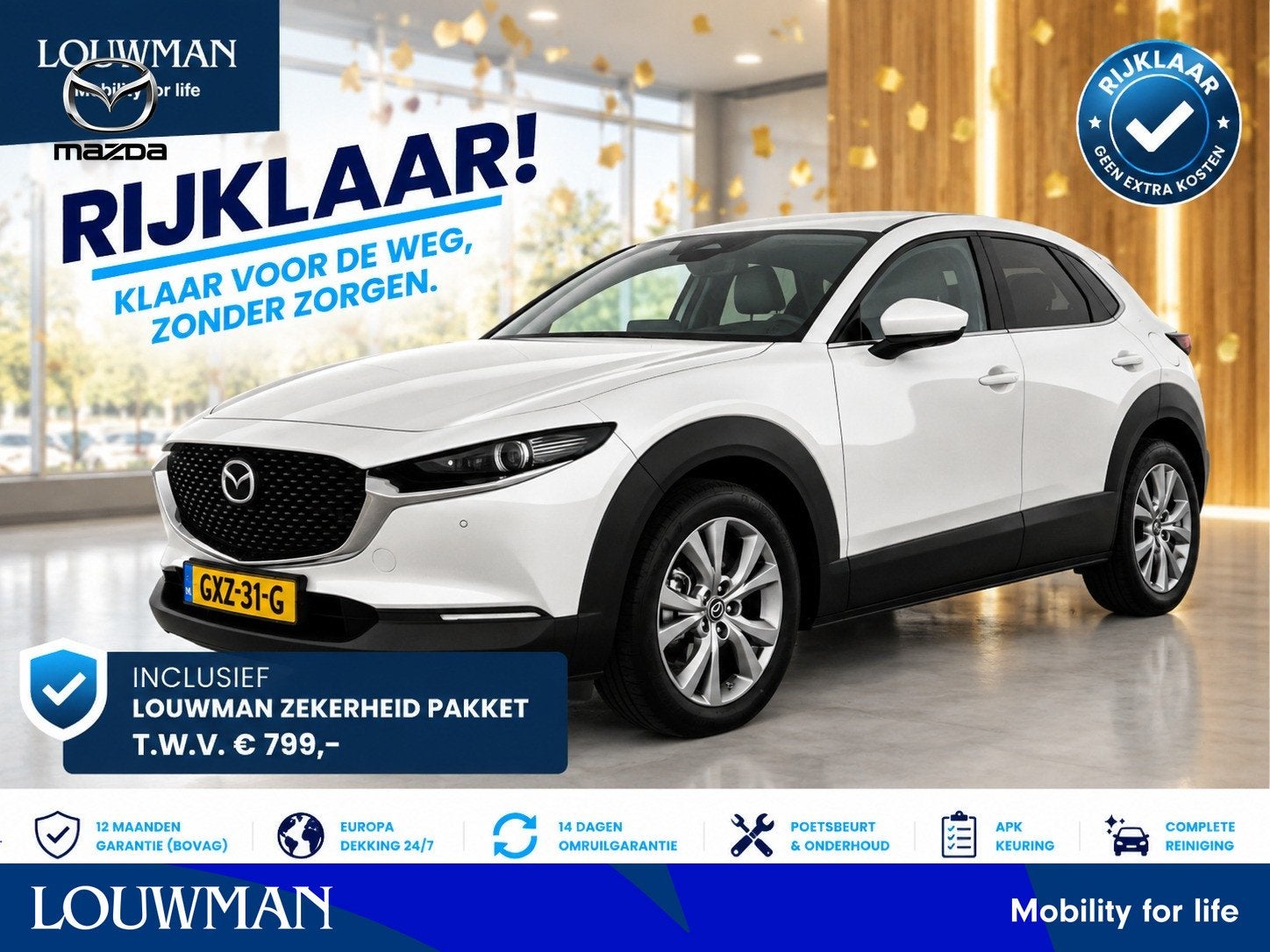 Mazda CX-30 2.0 e-SkyActiv-G M Hybrid Exclusive-line | RIJKL