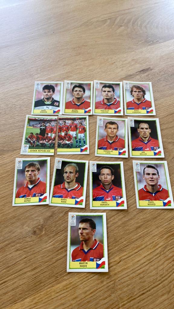 Panini euro 2000, Ophalen of Verzenden, Zo goed als nieuw, Buitenlandse clubs, Poster, Plaatje of Sticker