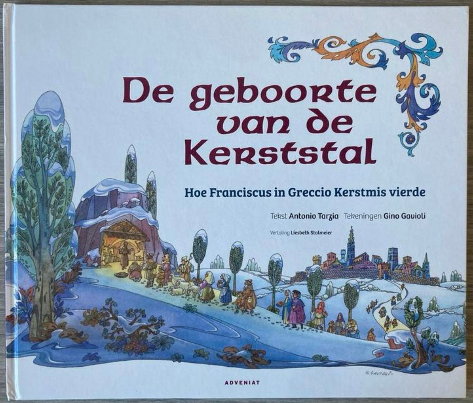 De geboorte van de Kerststal - Antonio Tarzia, Ophalen of Verzenden, Zo goed als nieuw