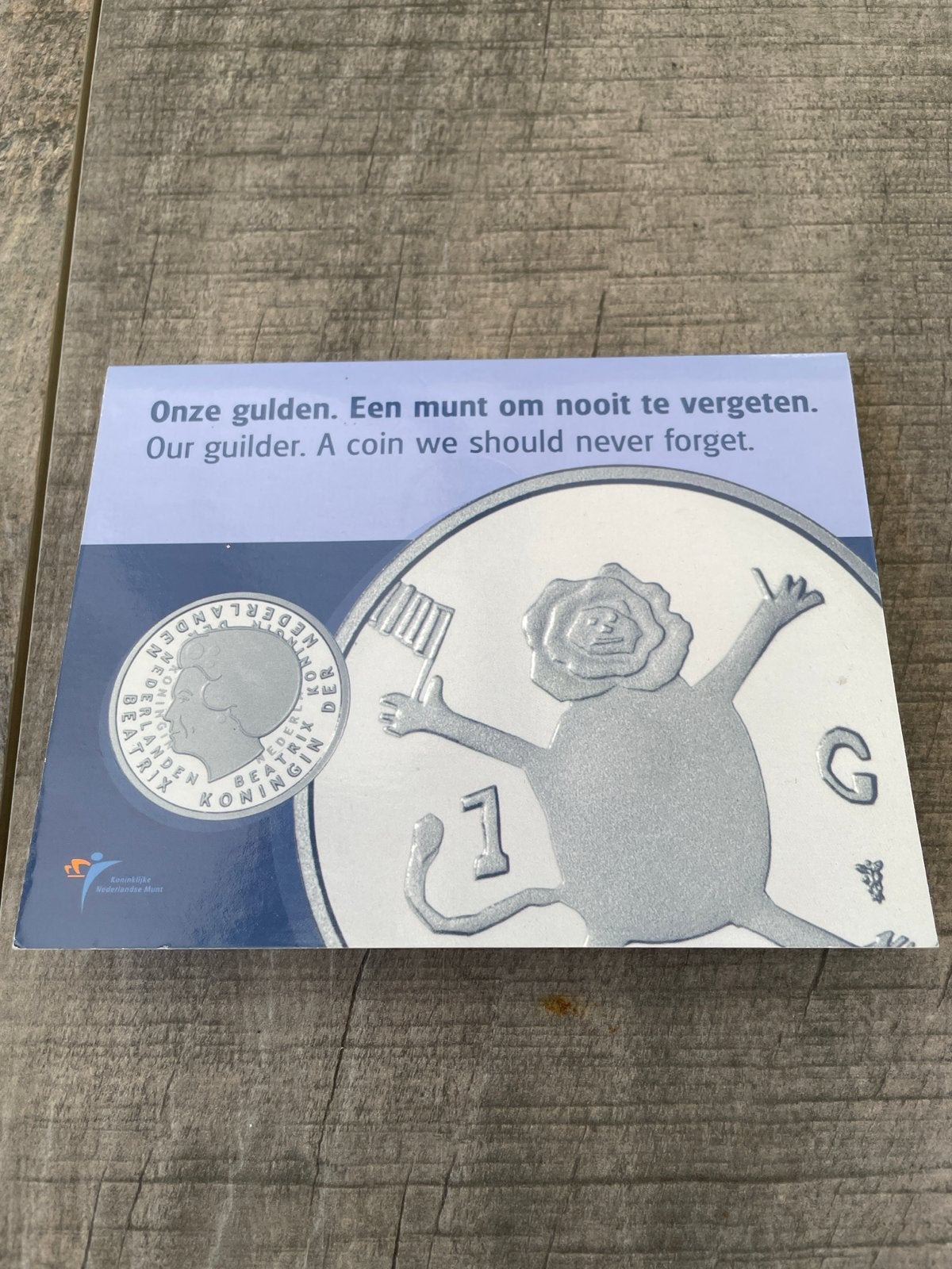De Laatste Gulden - Speciale Uitgave 2001, Ophalen, Koningin Beatrix, 1 gulden, Losse munt